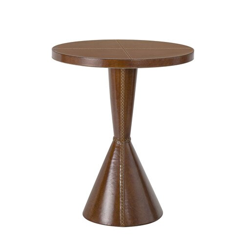 Gabe Leather Accent Table